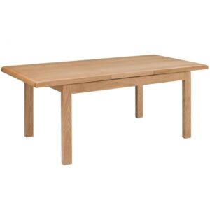 Camber Wooden Extending Dining Table In Waxed Oak