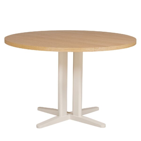 Folsom Wooden Round Dining Table In Natural