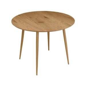 Malibu Wooden Dining Table Round In Oak